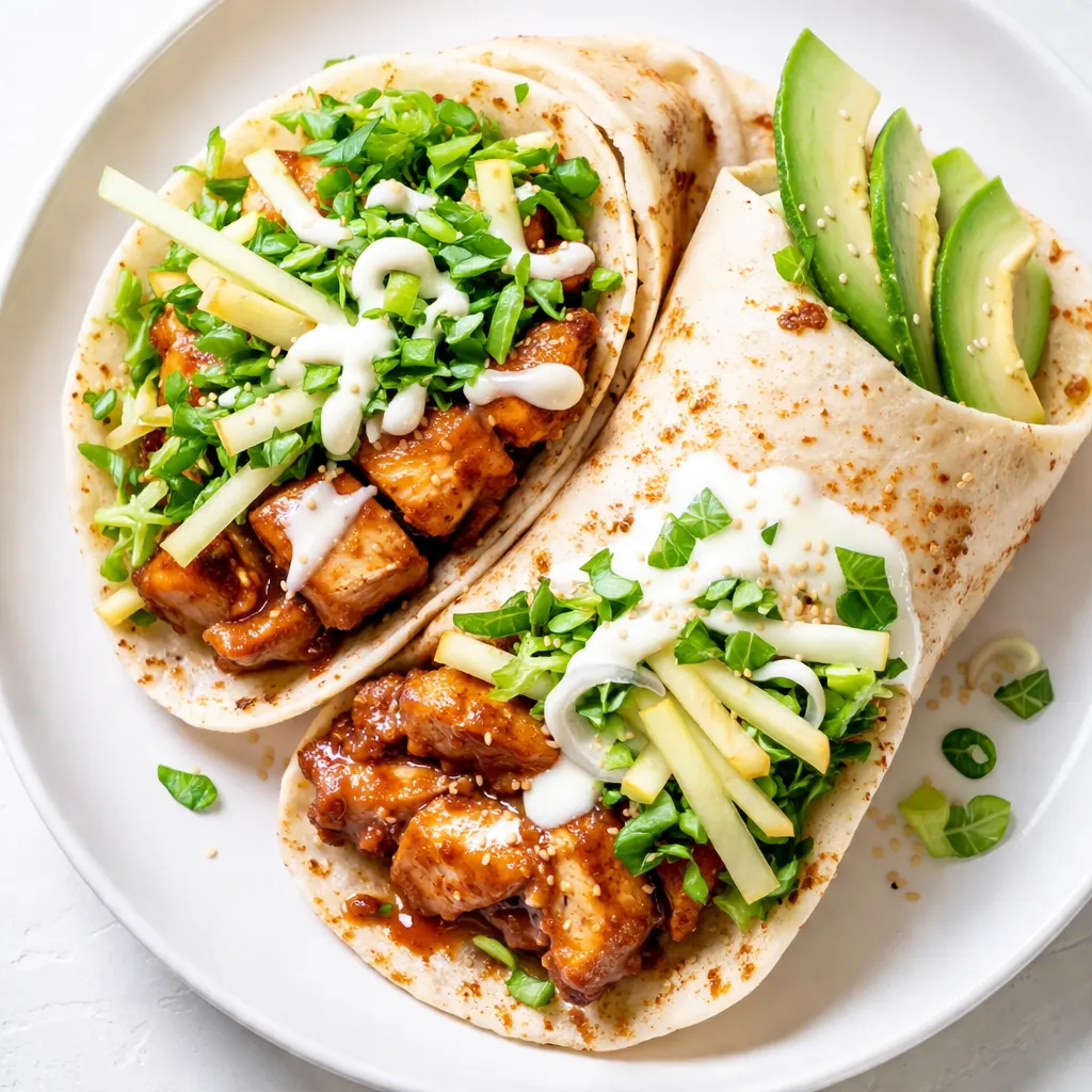 Freshly made high-protein breakfast burrito on a plate with fluffy eggs, black beans, melted cheese, and avocado, wrapped in a golden tortilla.