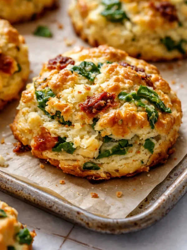 Sun-Dried Tomato & Spinach Egg Biscuits That Taste Like Sunday Brunch — in 25 Minutes