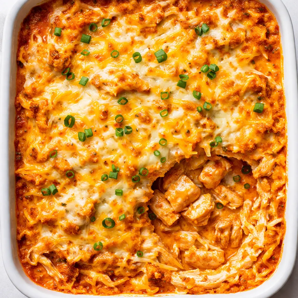 Mixing shredded chicken, cream cheese, and hot sauce in a bowl for a creamy buffalo chicken dip that won't turn greasy.