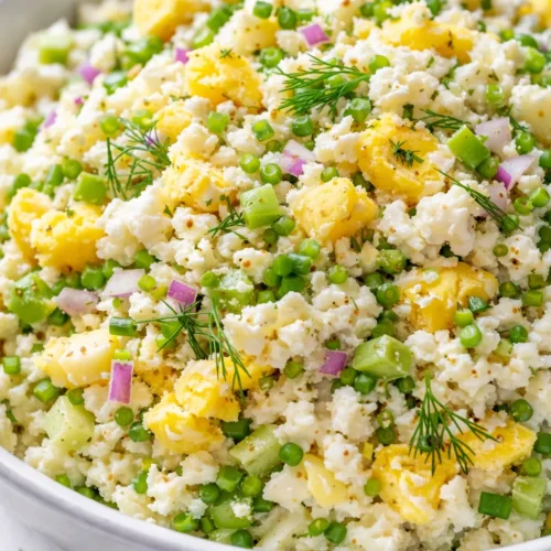 Creamy cottage cheese egg salad on toasted sourdough bread with fresh dill and paprika garnish, showing a hearty, satisfying texture.