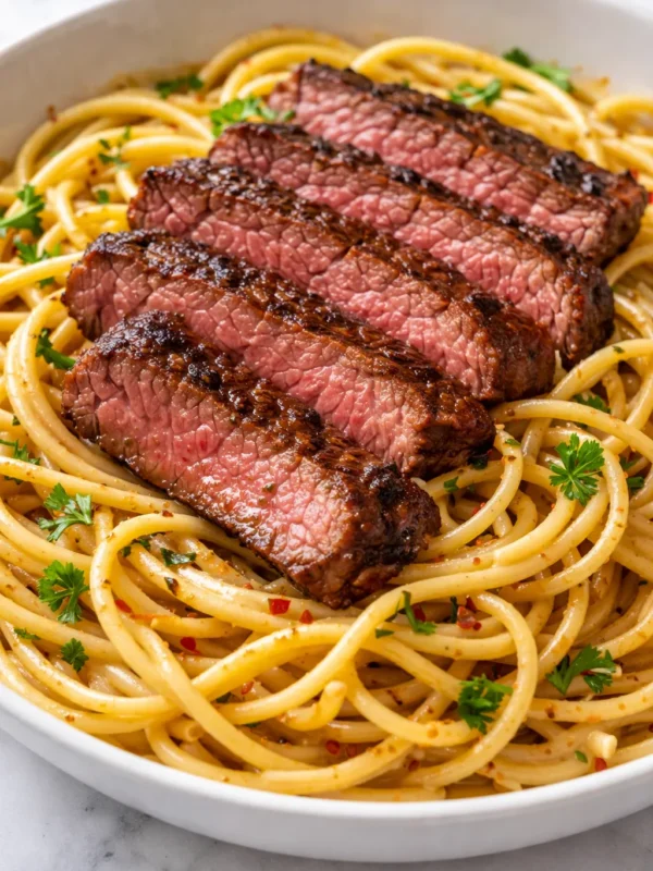 The Creamy Garlic Butter Steak Pasta You’d Never Guess Comes Together in 30 Minutes