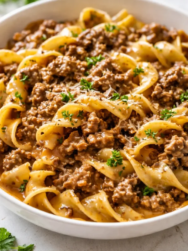 My Go-To Ground Beef Stroganoff with the Velvety Sauce That Takes 30 Minutes