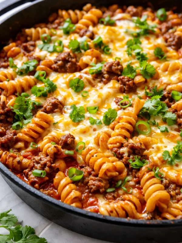 One-Pan Enchilada Pasta That’s Creamier, Faster, and Way More Flavorful Than Takeout