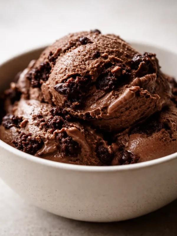 Brownie Batter Protein Ice Cream (Ninja Creami Recipe). Language: English (US)