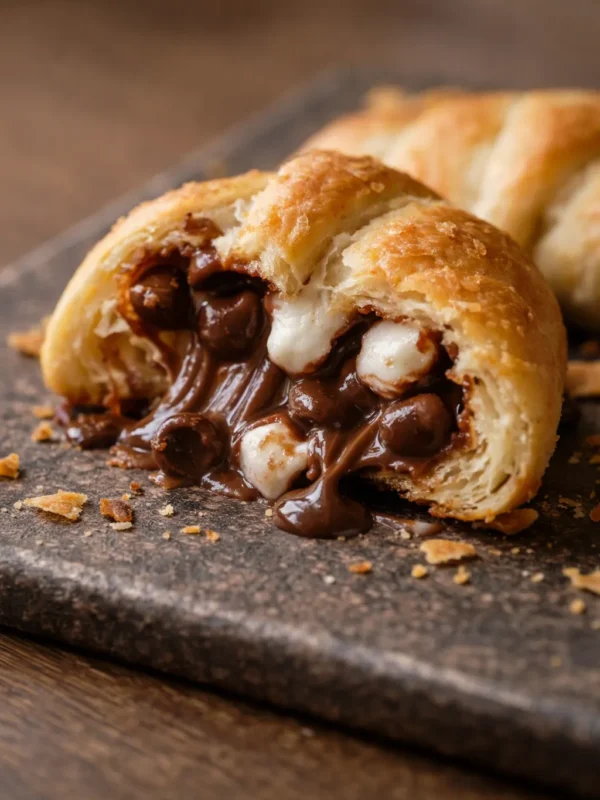 Indulgent S’mores Crescent Rolls. Language: English (US)